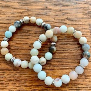 Handmade semiprecious stone bracelets